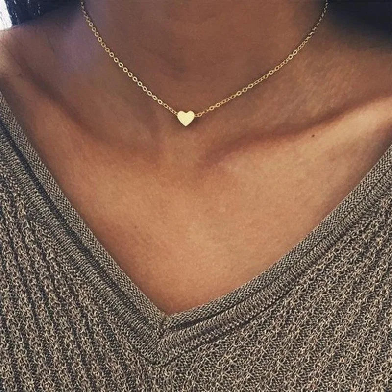 Gold Layered Necklace Set